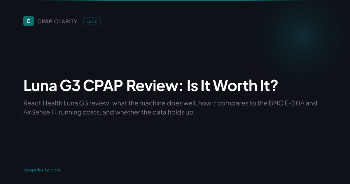 Luna G3 CPAP Review: Data Access Guide | CPAP Clarity